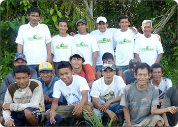 A group of Sacha inchi farmers